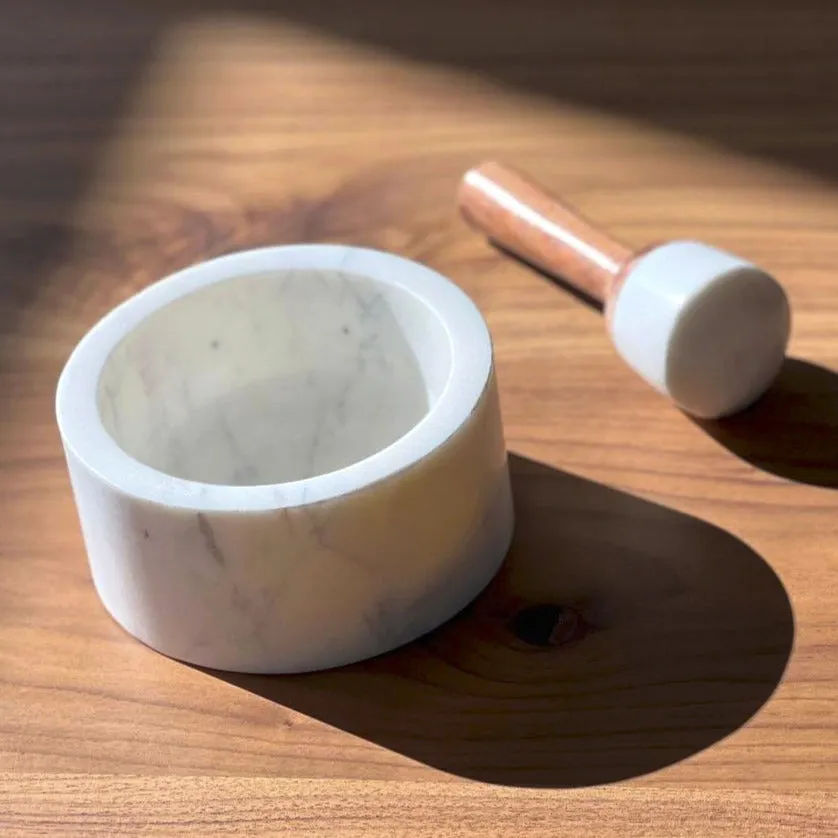 Marble Mortar & Pestle
