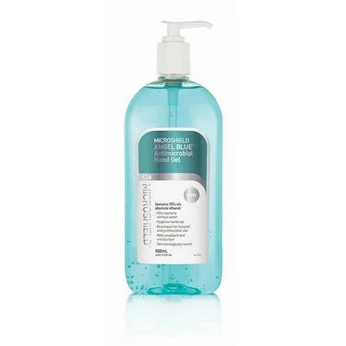 Microshield AngelBlue Antimicrobial Hand Gel 500ml