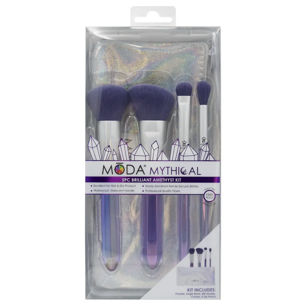 MODA Mythical 5pc Brilliant Amethyst Crystal Kit