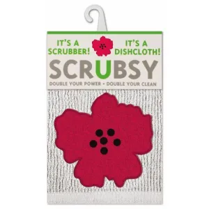 Mu Kitchen Scrubsy Dish Cloth - Poppy