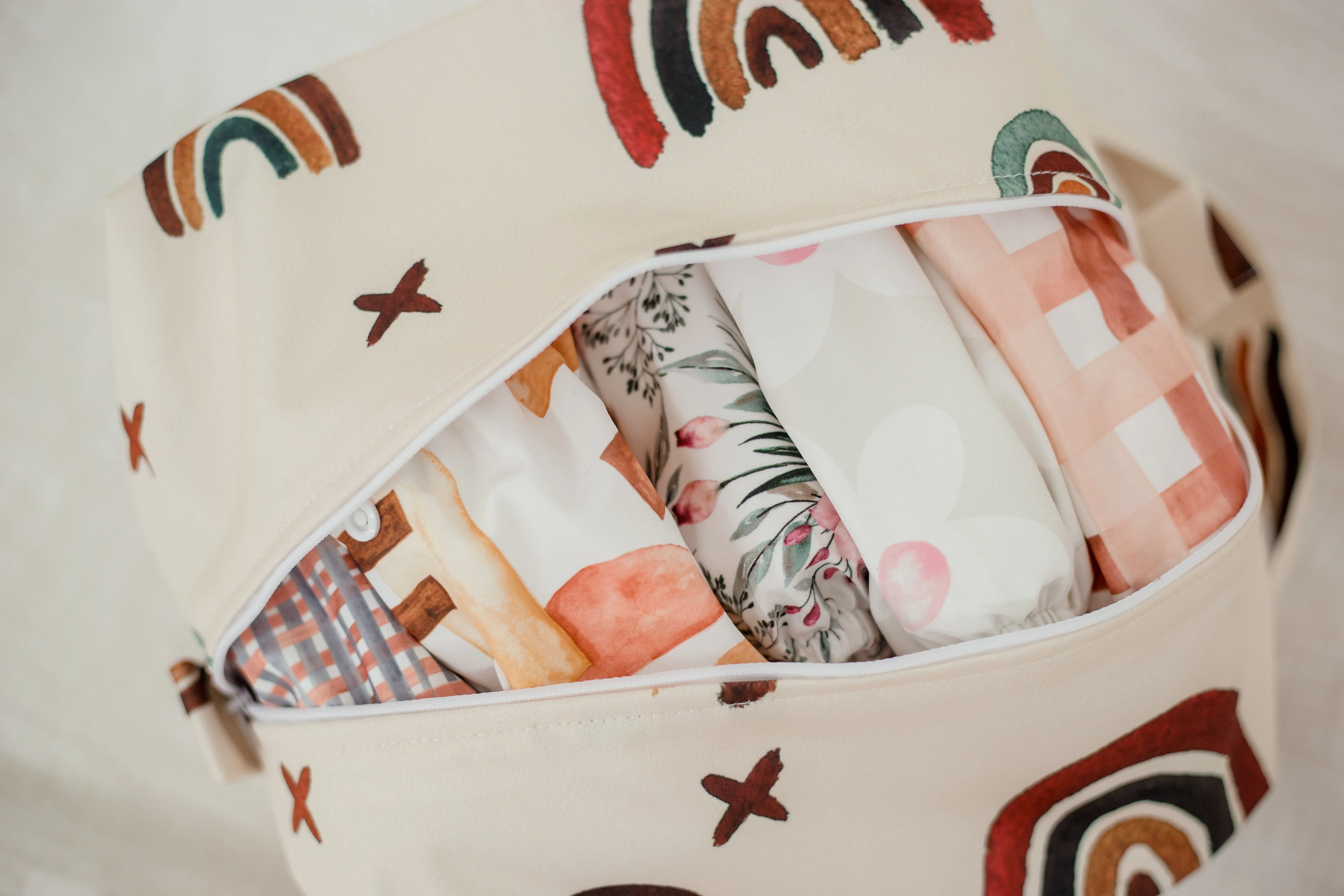 Nappy Pod - Rainbow (Earth Tones)