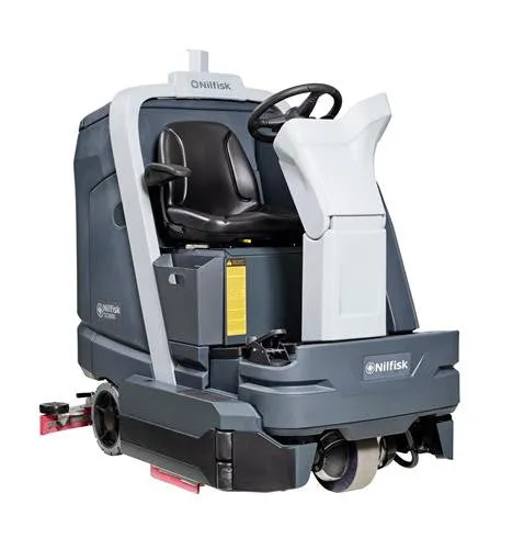 Nilfisk SC6000 910C Rider Scrubber-Drier With Cylinder Brush Deck For Rough Surfaces