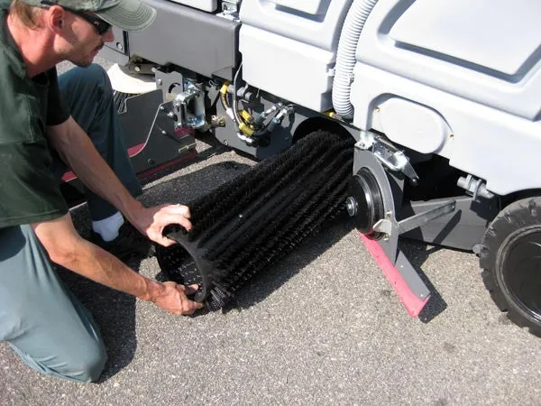 Nilfisk SC8000 1600D Diesel Rider Scrubber-Drier With Cylindrical Brush Scrubbing Deck