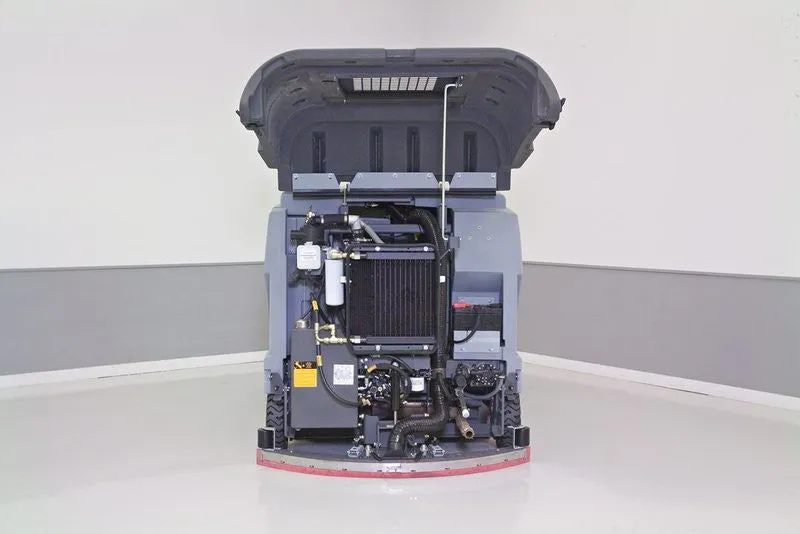 Nilfisk SC8000 1600D Diesel Rider Scrubber-Drier With Cylindrical Brush Scrubbing Deck