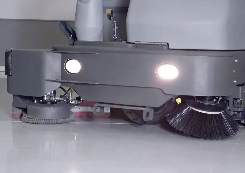 Nilfisk SC8000 1600D Diesel Rider Scrubber-Drier With Cylindrical Brush Scrubbing Deck