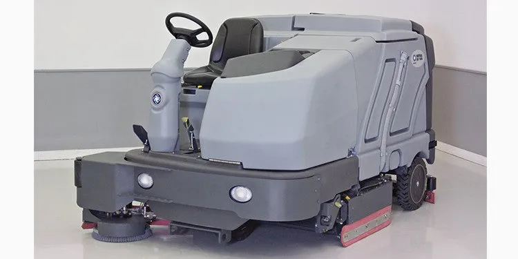Nilfisk SC8000 1600D Diesel Rider Scrubber-Drier With Cylindrical Brush Scrubbing Deck