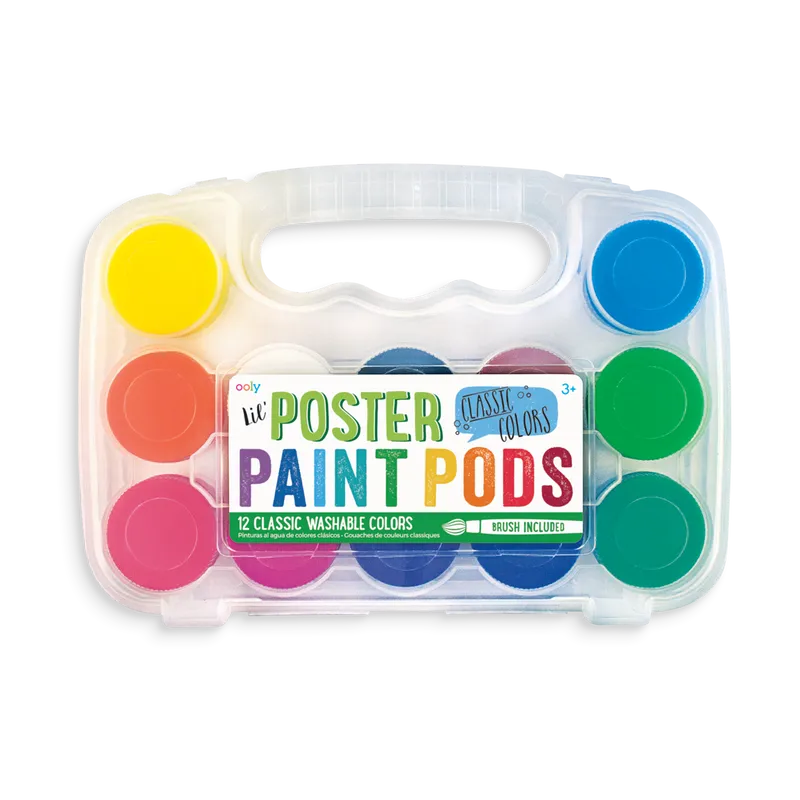 Ooly Lil' Poster Washable Paint Pods
