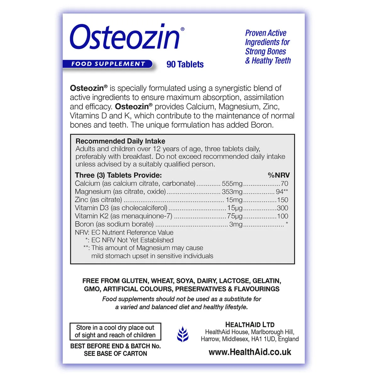 Osteozin Tablets
