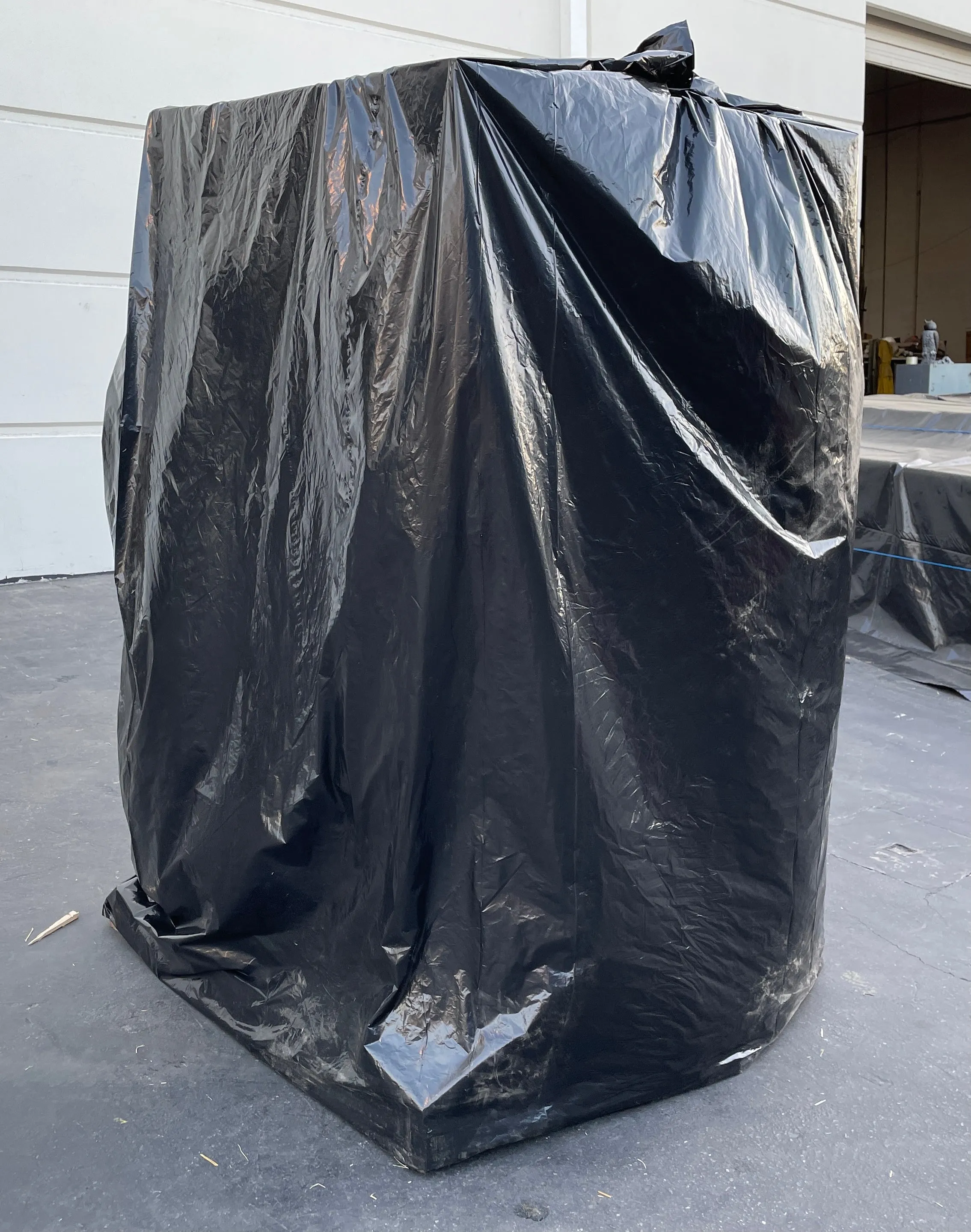 Sandbaggy Black Pallet Covers | Made in USA | Fits Large Pallets Up to 55" x 55" x 75" | Built w/ UV | 1.5 Mil or 3 Mil Thick