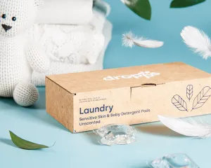 Sensitive Skin & Baby Laundry Detergent Pods, Unscented