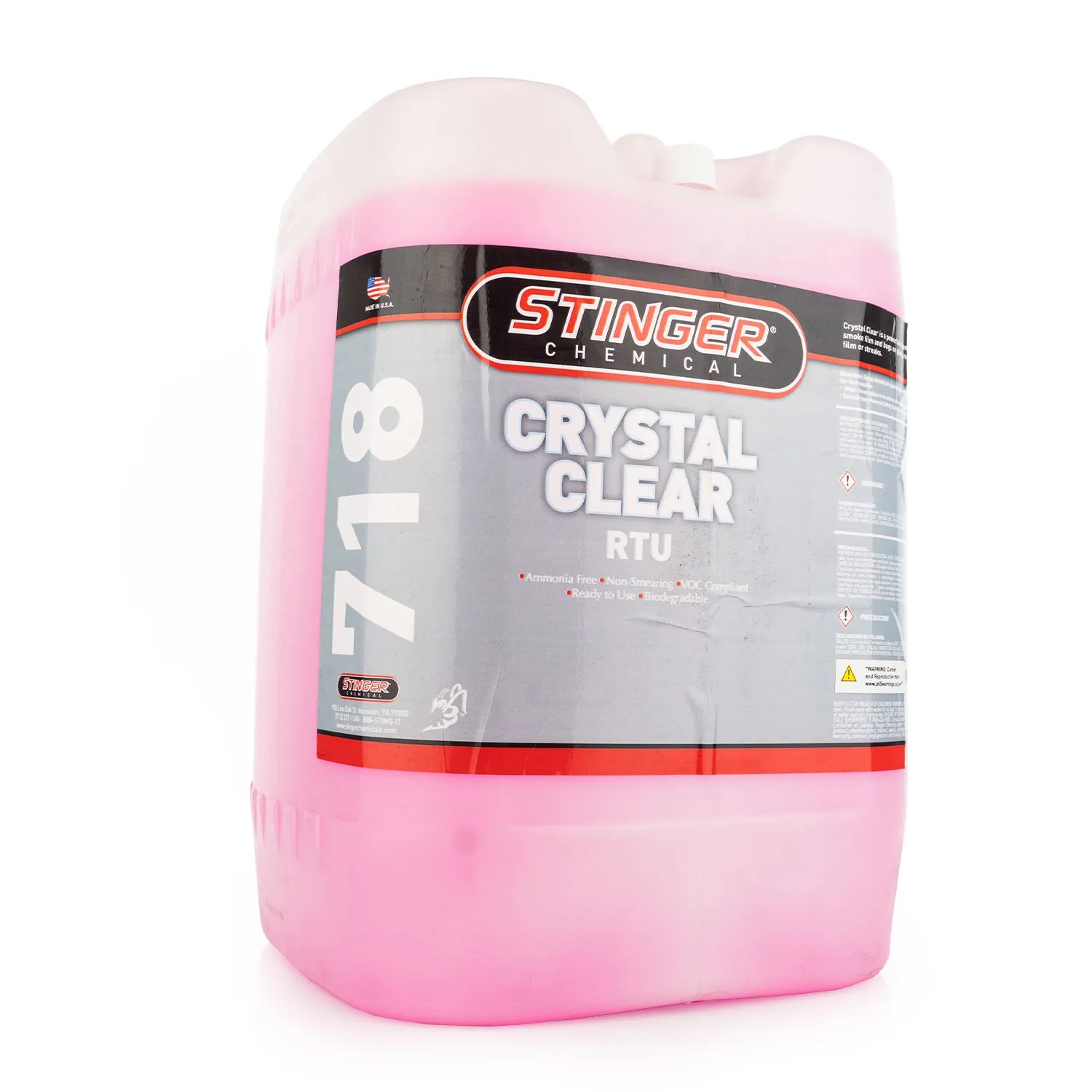 Stinger Chemical Crystal Clear Glass Cleaner
