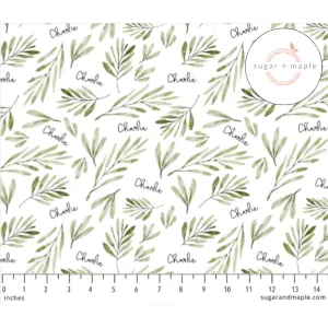 Sugar   Maple Plush Minky Fleece Personalized Blanket | Olive Branch
