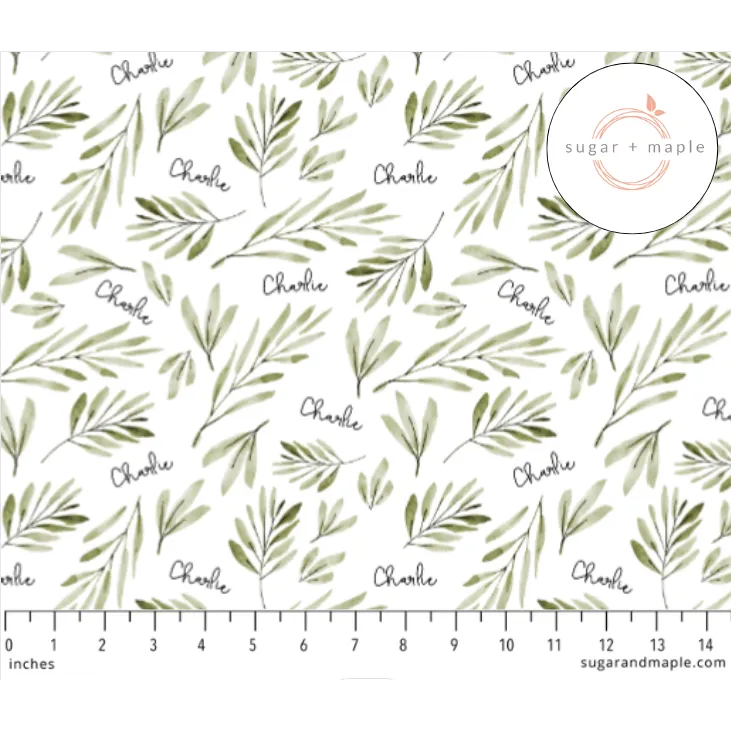 Sugar   Maple Plush Minky Fleece Personalized Blanket | Olive Branch