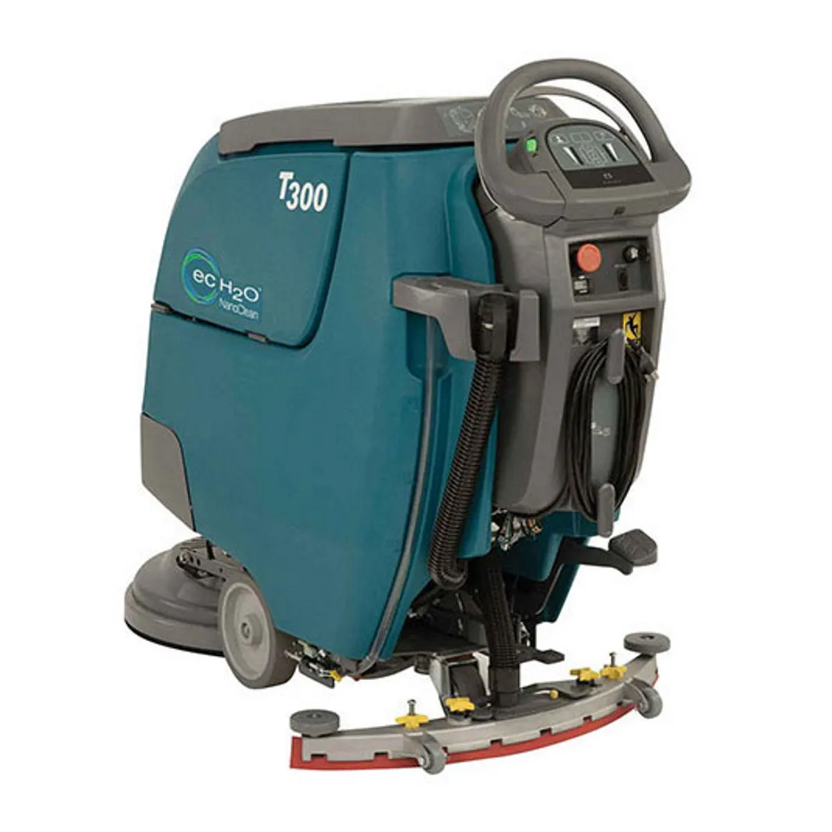 Tennant® T300e 20" Walk Behind Automatic Floor Scrubber w/ Pad Driver (Pad Assist & Traction Drive Options) - 11 Gallons