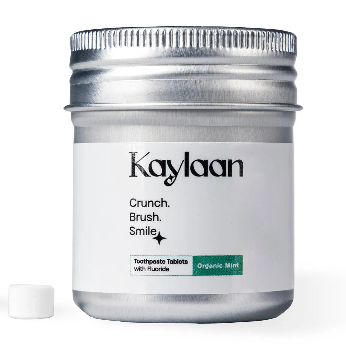 Toothpaste Tablets- Fluoride-Free Mint Tin