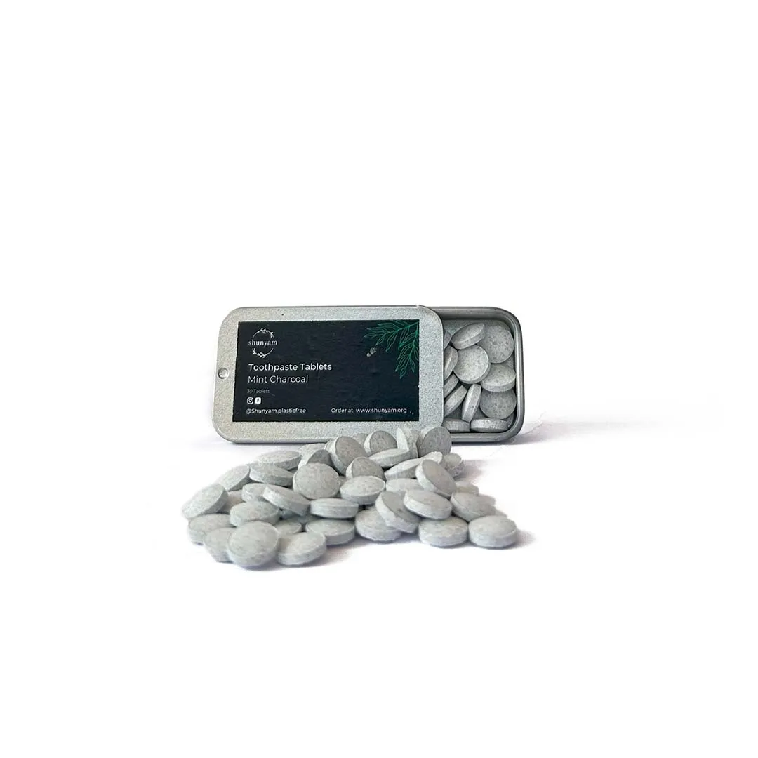 Toothpaste Tablets Travel Pack of 30 tablets | Pack of 2 | Flouride Free | Travel Friendly