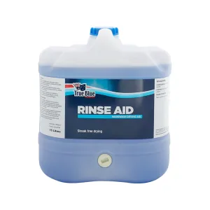 True Blue Rinse Aid, Warewash Drying Agent, 15lt (Order in item)