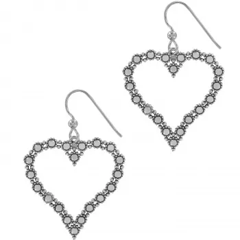 Twinkle Splendor Heart French Wire Earrings JA5361