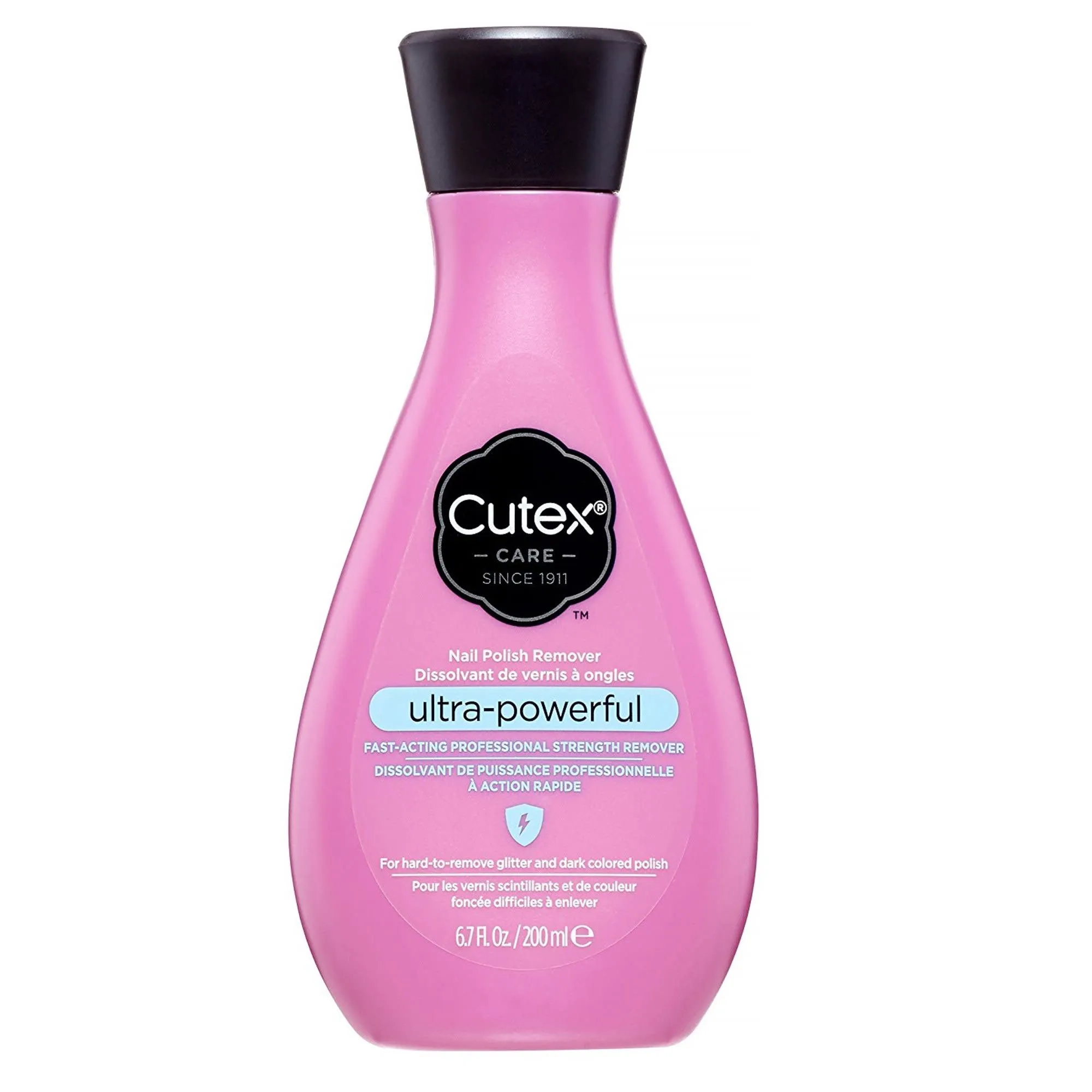Ultra-Powerful Nail Polish Remover, For Hard To Remove Glitter, Gel   Dark Polishes