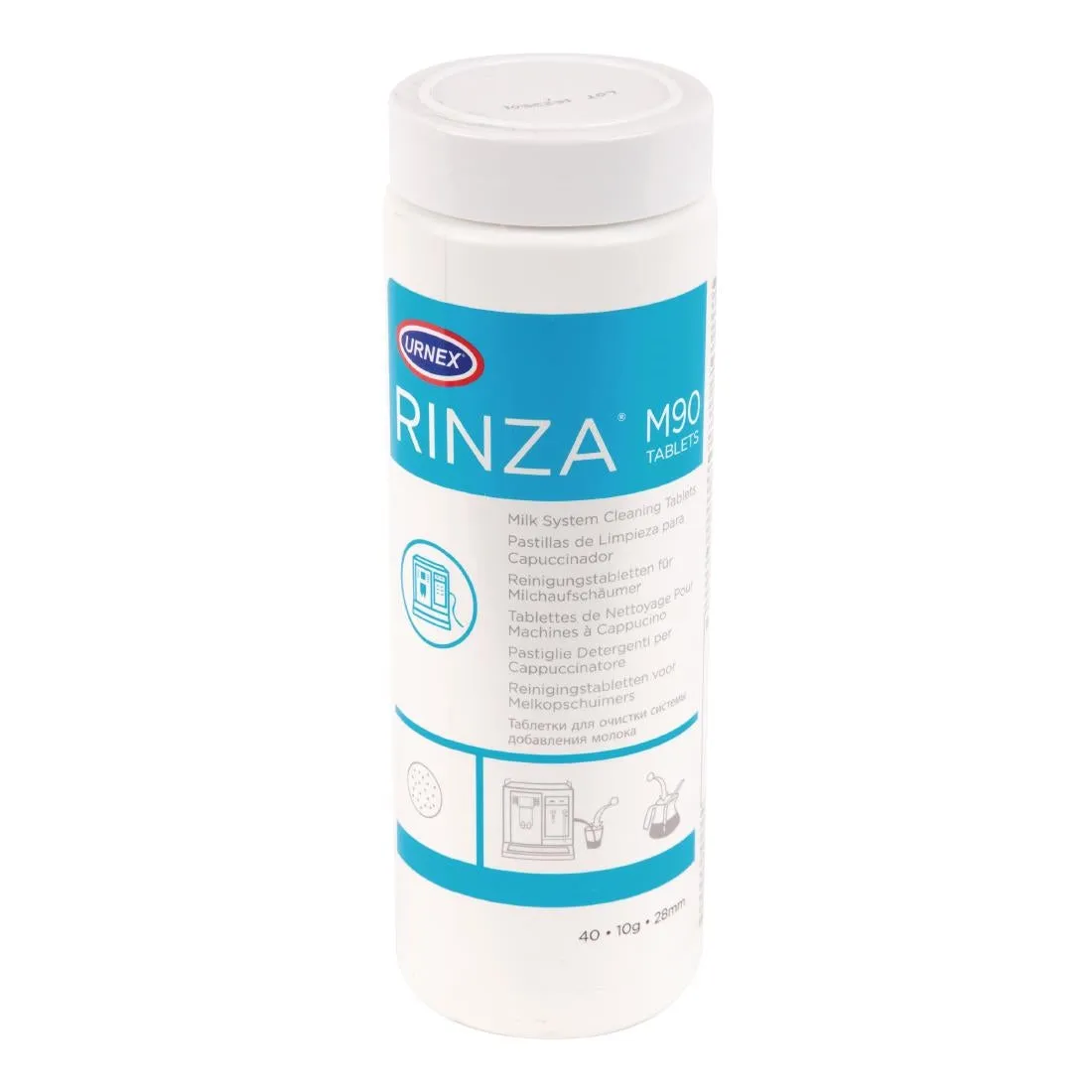 Urnex Rinza M90 Milk Frother Cleaner Tablets 10g (Pack of 40 Tablets) - CX502