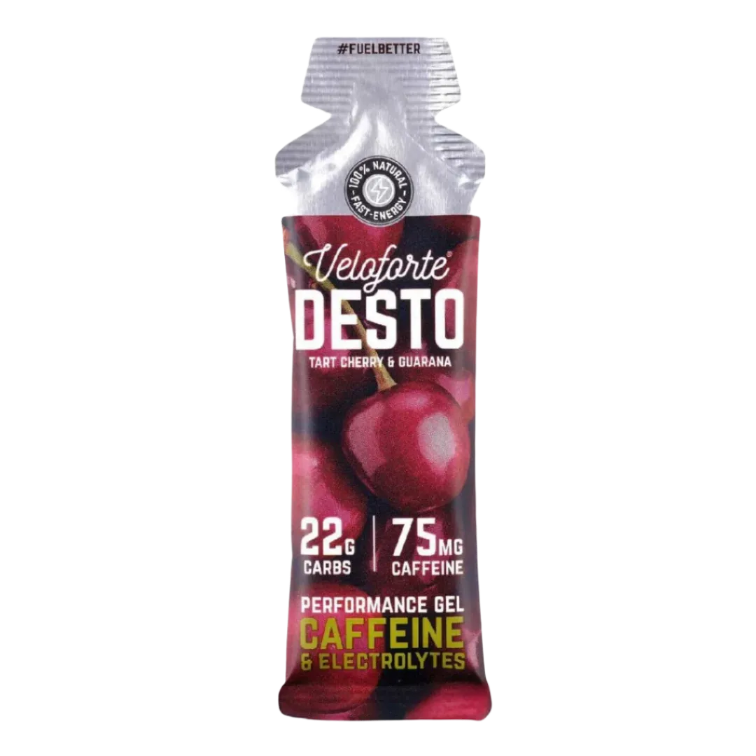 Veloforte - Energy Gels - Desto (Cherry & Guarana) (with caffeine)