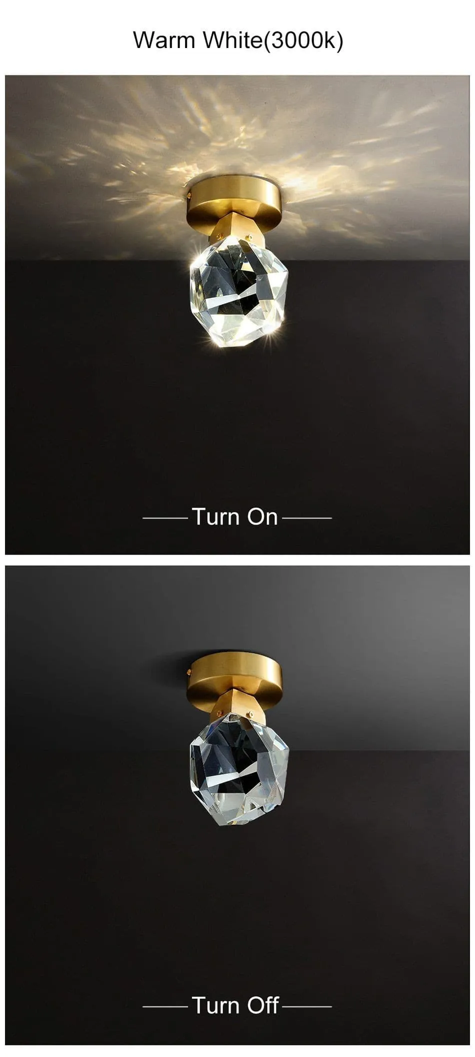 Venetta Crystal Flush Mount