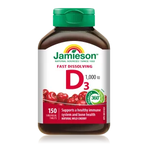 Vitamin D3 1,000 IU | Fastmelt Tablets