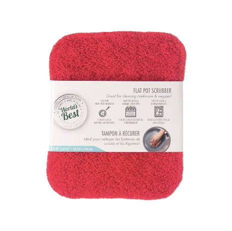 World's Best Pot Scrubber - Flat Solid Colour